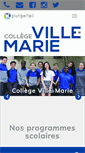 Mobile Screenshot of cvmarie.qc.ca